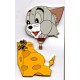 Tom Cat and Cheese 2 Pcs Puzzle Gold